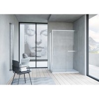 Душевой уголок Vincea Slim Soft, 140 x 90 см, прямоугольный, дверь раздвижная, стекло прозрачное, хром, VSR-1SS9014CL