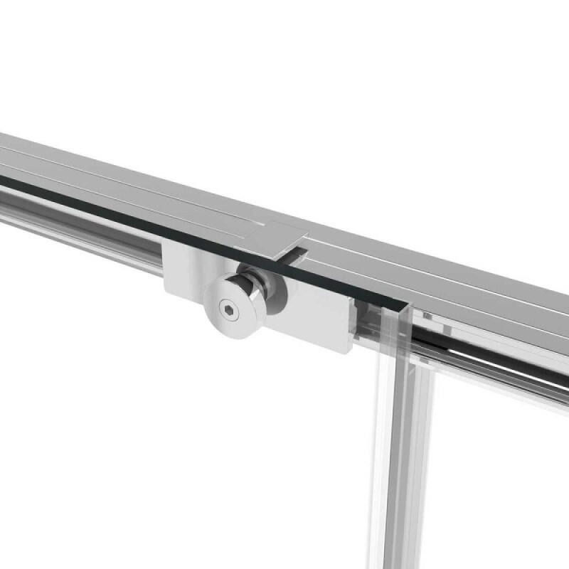 Душевой уголок Vincea Slim Soft, 150 x 90 см, стекло прозрачное, профиль хром, VSR-1SS9015CL