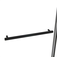 Душевой уголок Vincea Slim Soft, 150 x 90 см, стекло прозрачное, профиль черный, VSR-1SS9015CLB