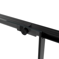 Душевой уголок Vincea Slim Soft, 150 x 90 см, стекло прозрачное, профиль черный, VSR-1SS9015CLB
