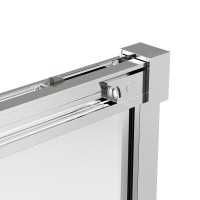Душевой уголок Vincea Stella VSR-1ST8012CL, 120 x 80 см, стекло прозрачное, профиль хром