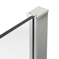 Душевой уголок Vincea Stella VSR-1ST8015CL, 150 x 80 см, стекло прозрачное, профиль хром