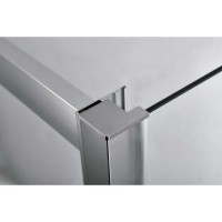 Душевой уголок Vincea Alpha, 120 x 90 x 190 см, прямоугольный, стекло прозрачное, профиль черный, VSR-3AL9012CLB