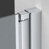 Душевой уголок Vincea Alpha VSR-3ALP9095MT, 95 x 90 см, стекло текстурное, профиль хром