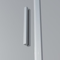 Душевой уголок Vincea Soft VSR-3SO28010CL, 100 x 80 см, прямоугольный, дверь раздвижная, стекло прозрачное, профиль хром