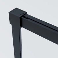 Душевой уголок Vincea Soft VSR-3SO28011CLB, 110 x 80 см, прямоугольный, дверь раздвижная, стекло прозрачное, профиль черный