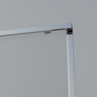 Душевой уголок Vincea Soft VSR-3SO28013CL, 130 x 80 см, прямоугольный, дверь раздвижная, стекло прозрачное, профиль хром