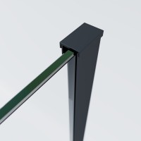 Душевой уголок Vincea Soft VSR-3SO29011CLB, 110 x 90 см, прямоугольный, дверь раздвижная, стекло прозрачное, профиль черный