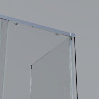 Душевой уголок Vincea Soft VSR-3SO29012CL, 120 x 90 см, прямоугольный, дверь раздвижная, стекло прозрачное, профиль хром