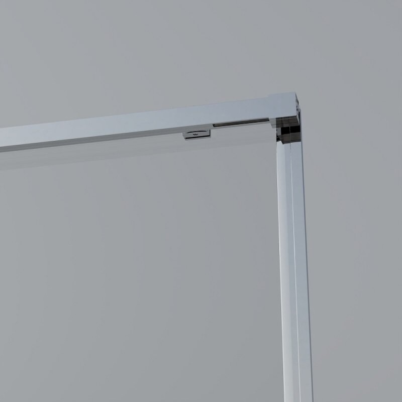 Душевой уголок Vincea Soft VSR-3SO29014CL, 140 x 90 см, прямоугольный, дверь раздвижная, стекло прозрачное, профиль хром