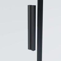 Душевой уголок Vincea Soft VSR-3SO29014CLB, 140 x 90 см, прямоугольный, дверь раздвижная, стекло прозрачное, профиль черный