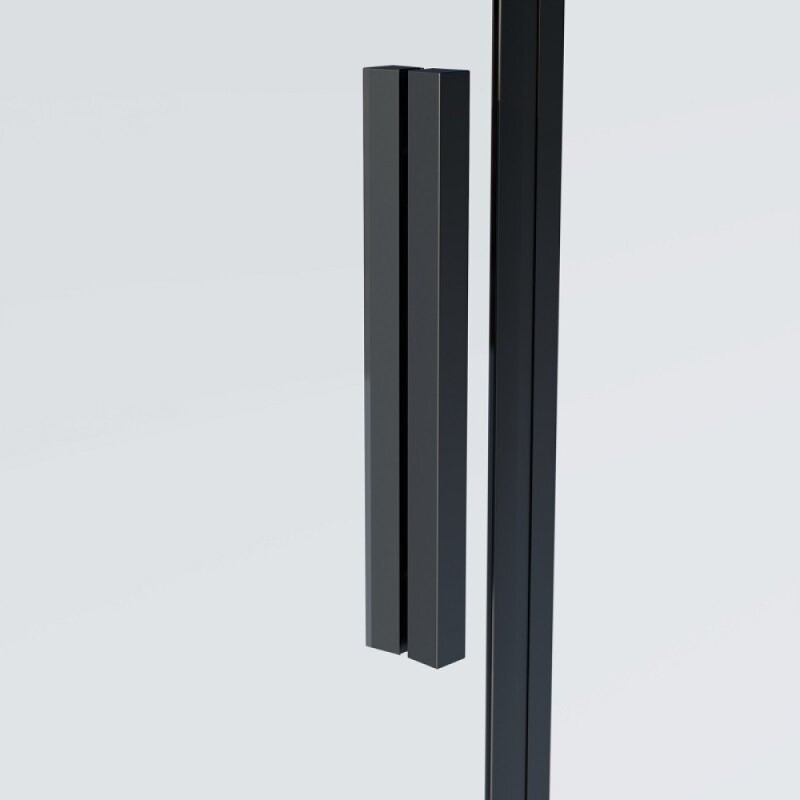 Душевой уголок Vincea Soft VSR-3SO29014CLB, 140 x 90 см, прямоугольный, дверь раздвижная, стекло прозрачное, профиль черный