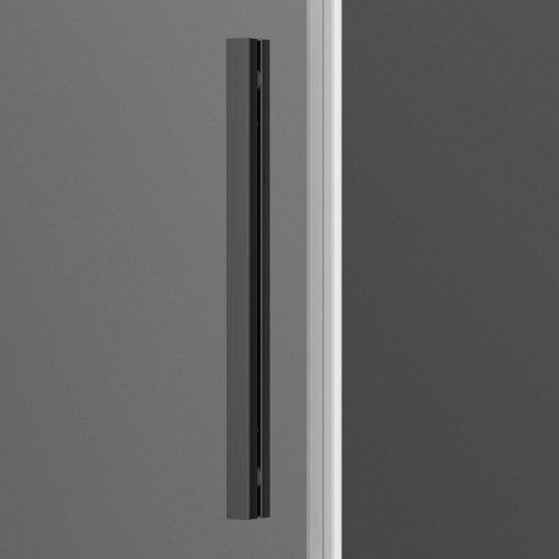 Душевой уголок Vincea Soft, 110 x 90 см, стекло прозрачное, профиль воронёная сталь, gunmetal, VSR-3SO9011CLGM