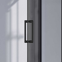 Душевой уголок Vincea Como-N VSR-4CN1012CGB, 120 x 100 см, стекло тонированное, профиль черный