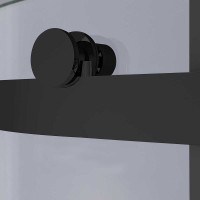 Душевой уголок Vincea Como N, 120 x 100 см, стекло прозрачное, профиль черный, VSR-4CN1012CLB