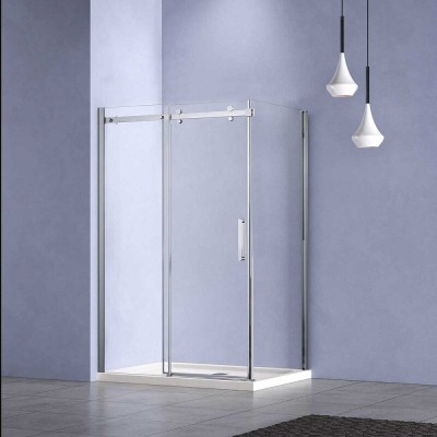 Душевой уголок Vincea Como N, 130 x 100 см, стекло прозрачное, профиль хром, VSR-4CN1013CL