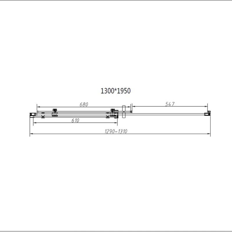 Душевой уголок Vincea Como N, 130 x 100 см, стекло прозрачное, профиль хром, VSR-4CN1013CL