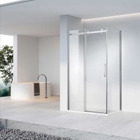Душевой уголок Vincea Como N, 130 x 100 см, стекло прозрачное, профиль хром, VSR-4CN1013CL