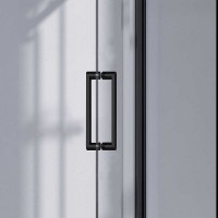 Душевой уголок Vincea Como N, 150 x 100 см, стекло прозрачное, профиль черный, VSR-4CN1015CLB