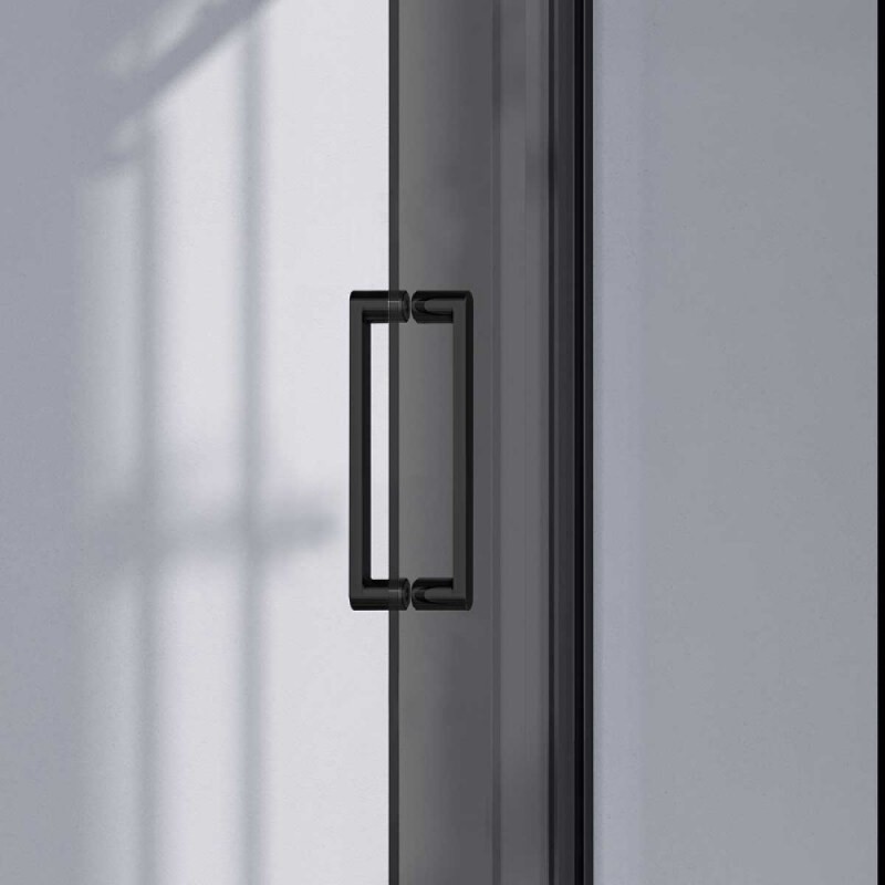 Душевой уголок Vincea Como N VSR-4CN8013CGB, 130 x 80 см, стекло тонированное, профиль черный
