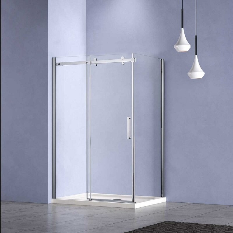 Душевой уголок Vincea Como-N VSR-4CN8016CL, 160 x 80 см, стекло прозрачное, профиль хром