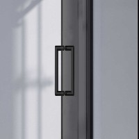 Душевой уголок Vincea Como-N VSR-4CN9014CGB, 140 x 90 см, стекло тонированное, профиль черный