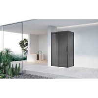 Душевой уголок Vincea Como-N VSR-4CN9015CGB, 150 х 90 см, стекло тонированное, профиль черный