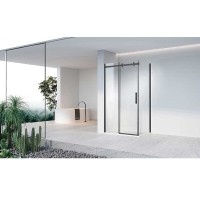 Душевой уголок Vincea Como-N VSR-4CN9016CLB, 160 x 90 см, стекло прозрачное, профиль черный