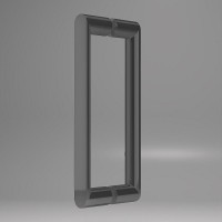 Душевой уголок Vincea Dice VSR-4D1014CLGM, 140 х 100 см, стекло прозрачное, профиль вороненая сталь