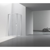 Душевой уголок Vincea Slim VSR-4SLP9010CL, 90 x 100 см, стекло прозрачное, профиль хром