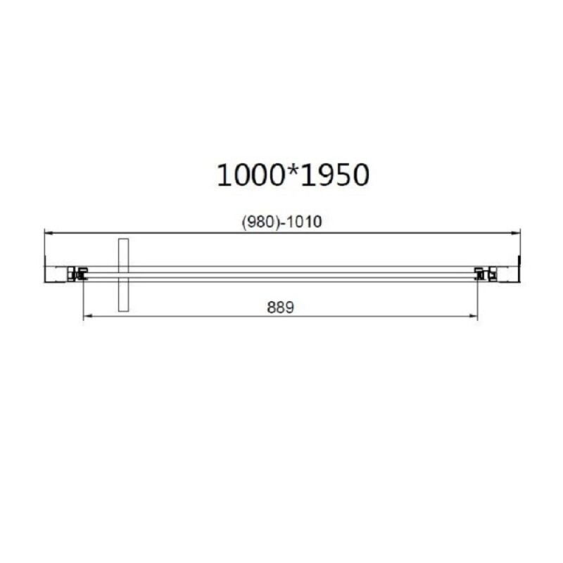 Душевой уголок Vincea Slim VSR-4SLP9010CLG, 90 x 100 см, стекло прозрачное, профиль золото брашированное