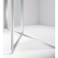 Душевой уголок Vincea Slim VSR-4SLP9012CL, 120 x 90 см, стекло прозрачное, профиль хром
