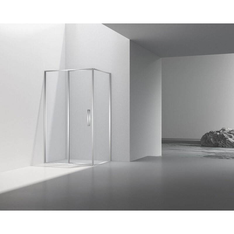 Душевой уголок Vincea Slim VSR-4SLP9012CL, 120 x 90 см, стекло прозрачное, профиль хром
