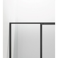 Душевой уголок Vincea Slim VSR-4SLP9012CLB, 120 x 90 см, стекло прозрачное, профиль черный