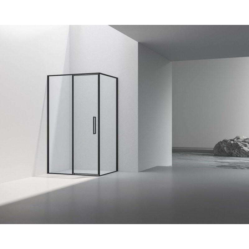 Душевой уголок Vincea Slim VSR-4SLP9012CLB, 120 x 90 см, стекло прозрачное, профиль черный