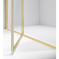 Душевой уголок Vincea Slim VSR-4SLP9012CLG, 120 x 90 см, стекло прозрачное, профиль золото брашированное