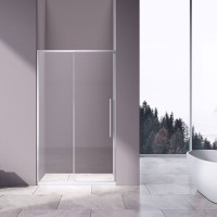 Душевой уголок Vincea Slim-N, 110 х 80 см, стекло прозрачное, профиль хром, VSR-4SN8011CL