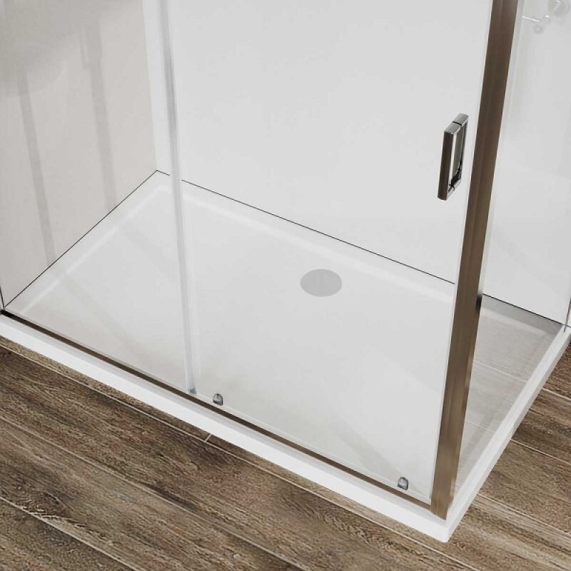 Душевой уголок Vincea City, 120 x 90 см, стекло прозрачное, профиль хром, VSR-5CT9012CL