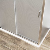 Душевой уголок Vincea City, 120 x 90 см, стекло текстурное, профиль хром, VSR-5CT9012MT
