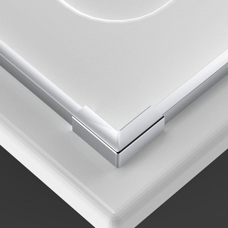 Душевой уголок Vincea Alpha VSR2-3AL7090CL, 90 x 70 см, двери распашные стекло прозрачное, профиль хром