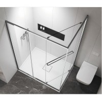 Душевой уголок Vincea Tesi VSRW-7TS9012CL, 120 x 90 см, стекло прозрачное, профиль хром