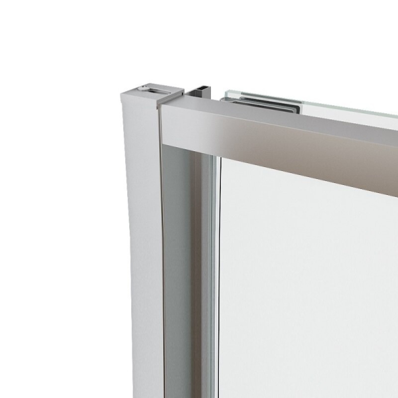 Душевой уголок Vincea Tesi VSRW-7TS9012CL, 120 x 90 см, стекло прозрачное, профиль хром