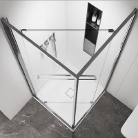 Душевой уголок Vincea Tesi VSRW-7TS9090CL, 90 x 90 см, стекло прозрачное, профиль хром