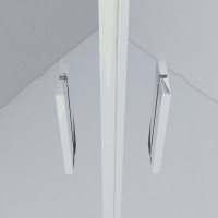 Душевой уголок Vincea Garda, 90 x 80 см, стекло прозрачное, профиль воронёная сталь, gunmetal, VSS-1G8090CLGM