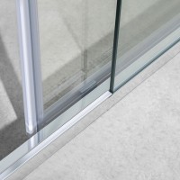 Душевой уголок Vincea Slim-U 90 x 90 см, стекло прозрачное, профиль хром, VSS-2SU900CL