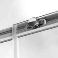 Душевой уголок Vincea Slim-U 90 x 90 см, стекло прозрачное, профиль хром, VSS-2SU900CL