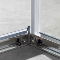 Душевой уголок Vincea Slim-U 90 x 90 см, стекло прозрачное, профиль хром, VSS-2SU900CL