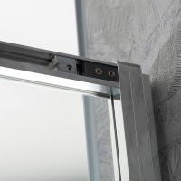 Душевой уголок Vincea Slim-U 90 x 90 см, стекло прозрачное, профиль хром, VSS-2SU900CL