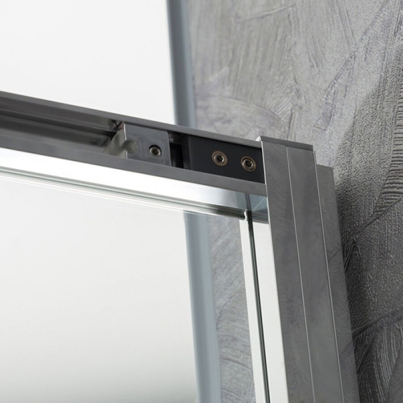 Душевой уголок Vincea Slim-U 90 x 90 см, стекло прозрачное, профиль хром, VSS-2SU900CL
