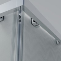 Душевой уголок Vincea Rapid-N VSS-3RN1012E10MT, 90/100 х 110/120 см, стекло текстурное, профиль хром